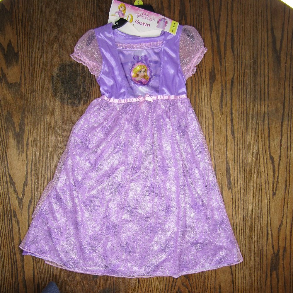 Disney Princess girls purple Repunzel night gown